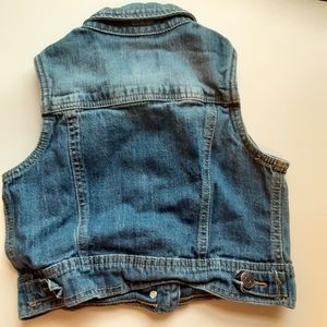 Cherokee  girls denim vest.